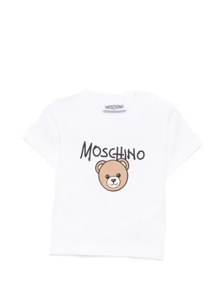 Koszulka dziecięca Moschino biała