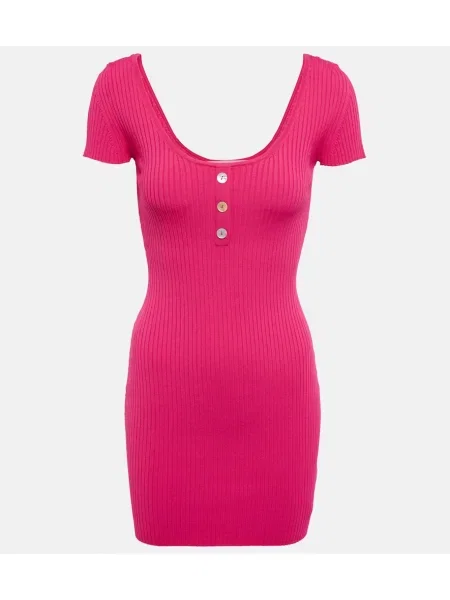 Rochie Live The Process tricotate roz