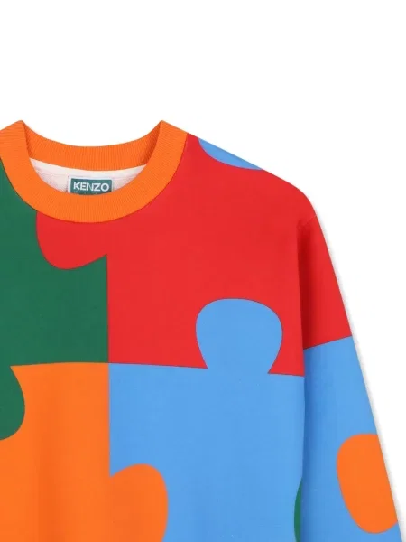 Bluza dziecięca Kenzo pomarańczowa