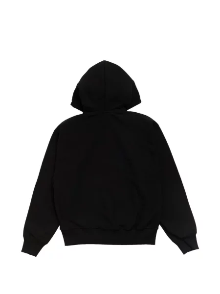 Hanorac cu glugă Stüssy cu imagine negru