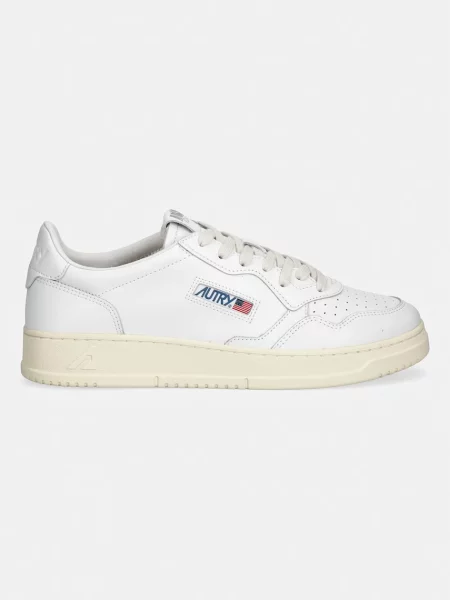 Sneakers Autry Medalist Low Man Leat/ Leat Wht/ Wht EUR 41 alb