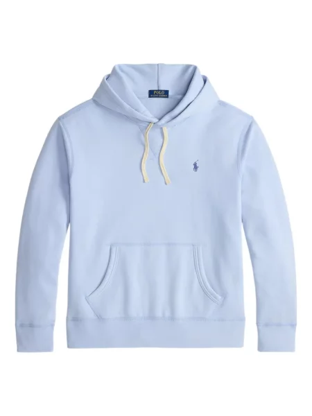 Ριγέ polo Polo Ralph Lauren με κουκούλα με αυτόγραφο λευκό