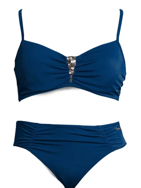 LASCANA Costum de baie două piese albastru