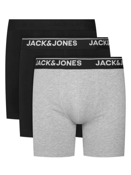 Jack & Jones Комплект боксерки Henry черен