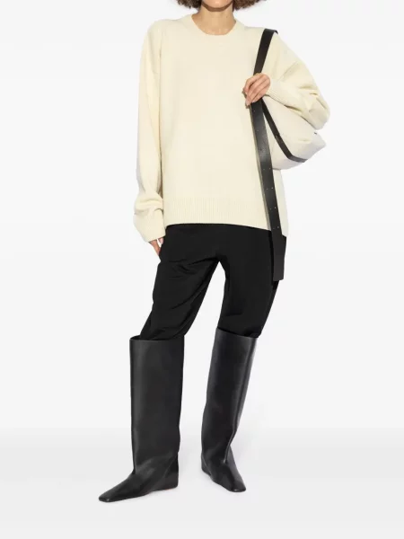 Svetr Jil Sander s kulatým výstřihem