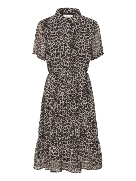 Cream Košilové šaty Yuna / čokoládová / světle hnědá béžová