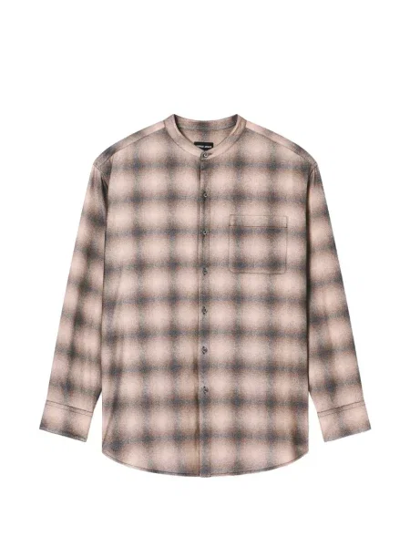 Карирана риза Giorgio Armani с принт