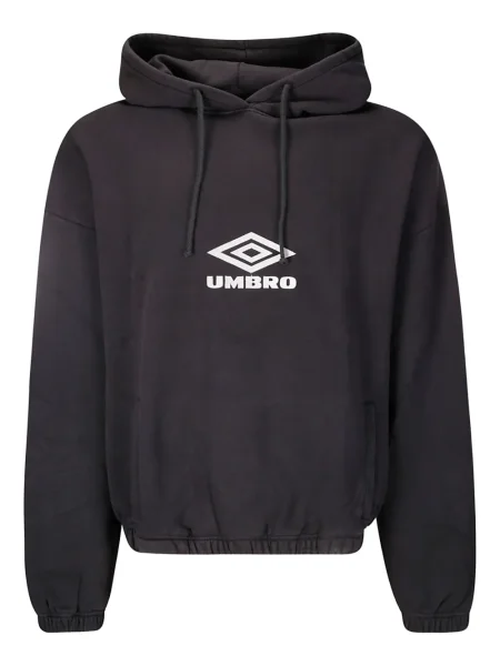 Hanorac cu glugă Umbro cu autograf negru