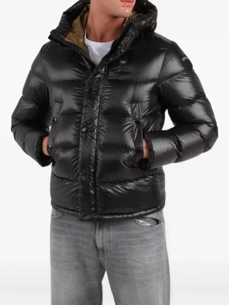 Palton Blauer cu glugă negru