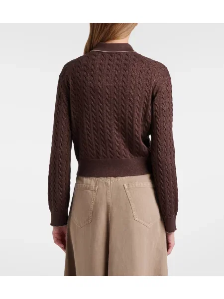 Cardigan Brunello Cucinelli maro