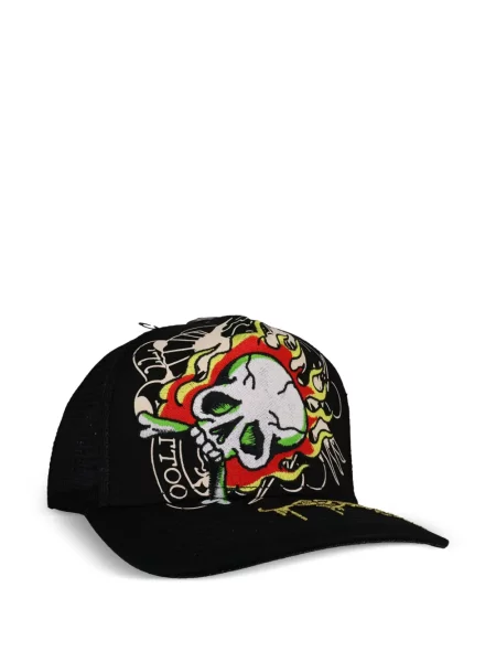 Șapcă Ed Hardy cu broderie negru