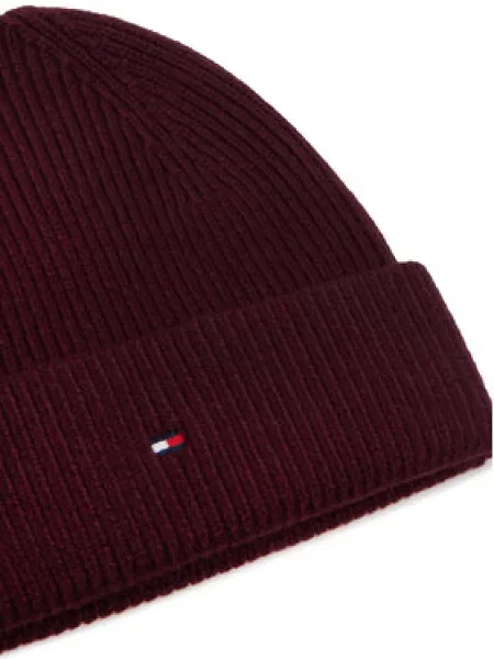Sada čepice a šál Tommy Hilfiger červený