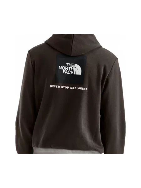 THE NORTH FACE Mikina EVOLUTION SIMPLE DOME čokoládová / biela sivá