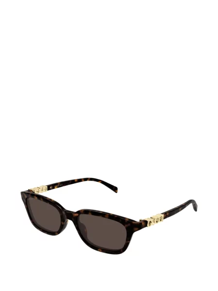 Sluneční brýle Gucci Eyewear s autogramem hnědé