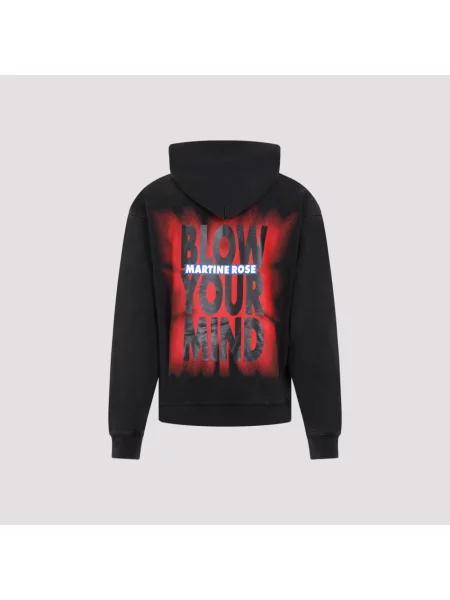 Bluza z kapturem Martine Rose z kapturem czarna