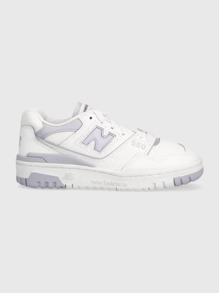 Kožené tenisky New Balance bílé
