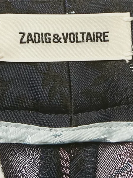 Pantaloni Zadig&voltaire din jacard albastru