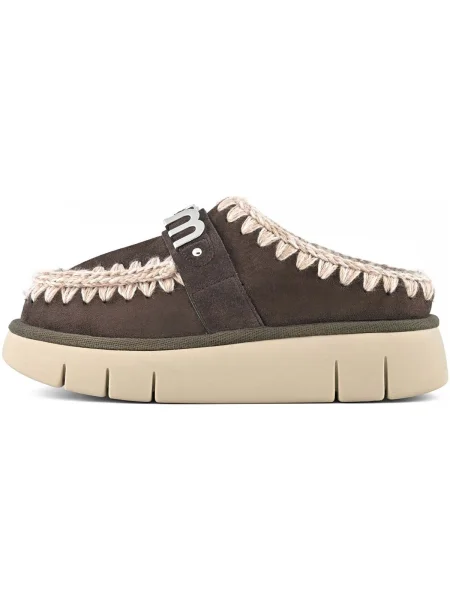 Pantofi Mou Bounce Clog Metal Logo maro