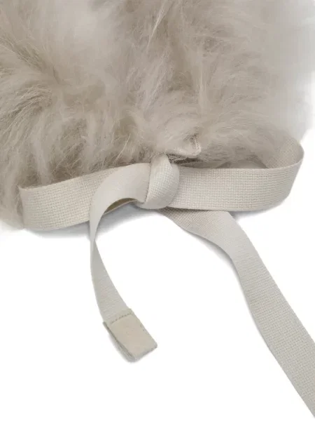 Gulerat fular Max Mara din piele de oaie