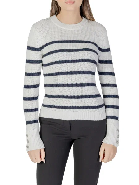 Pulover Morgan cu dungi negru