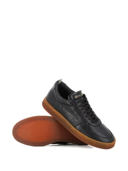 Sneakerși Officine Creative din piele negru