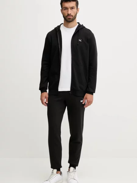 Спортивні штани Puma однотонні чорний