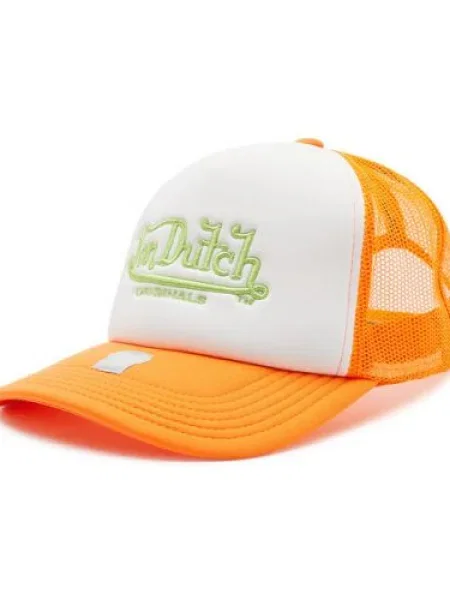 Baseball sapka VON DUTCH Trucker Atlanta Narancssárga fehér