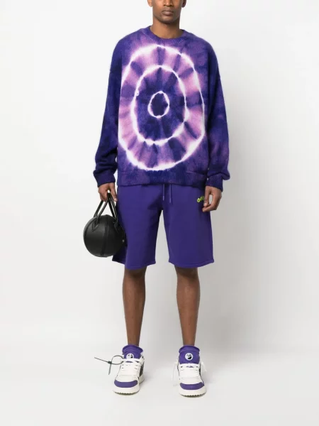 Tie-dye kaklaraištis Off-white balta
