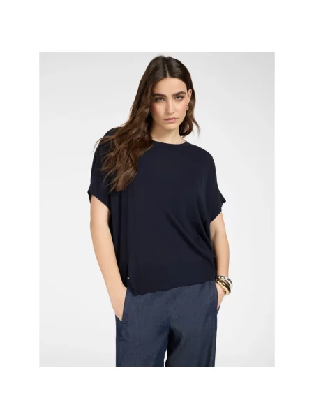 Sweter Elena Miro' z modalu niebieski