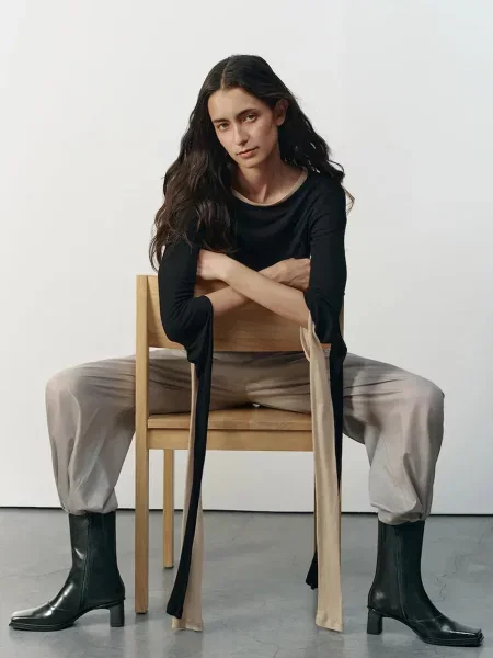 Vagabond Shoemakers боти дамски от кожа ELVINA черно