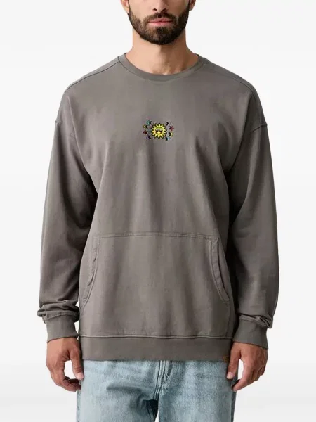 Pulover Hurley cu imagine gri