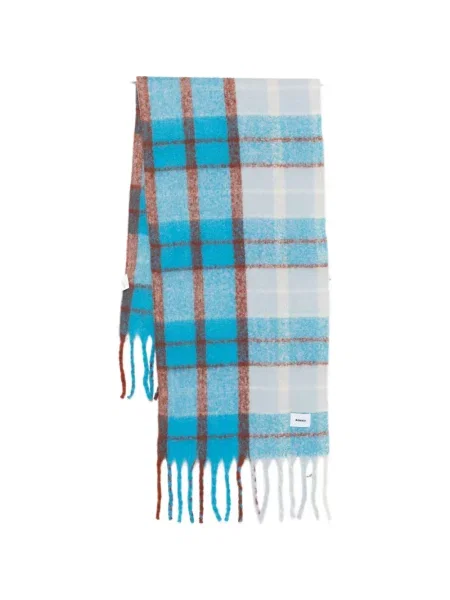 Шал Bonsai с ресни синьо