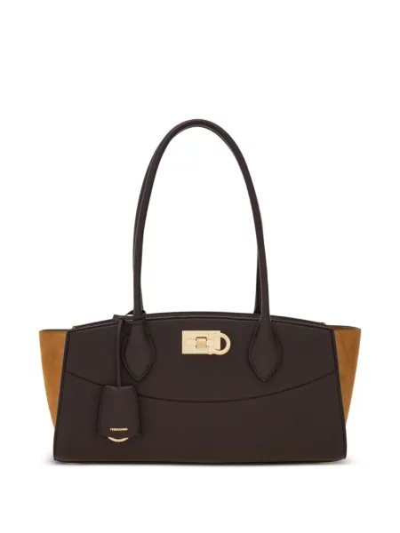 Geantă Ferragamo maro