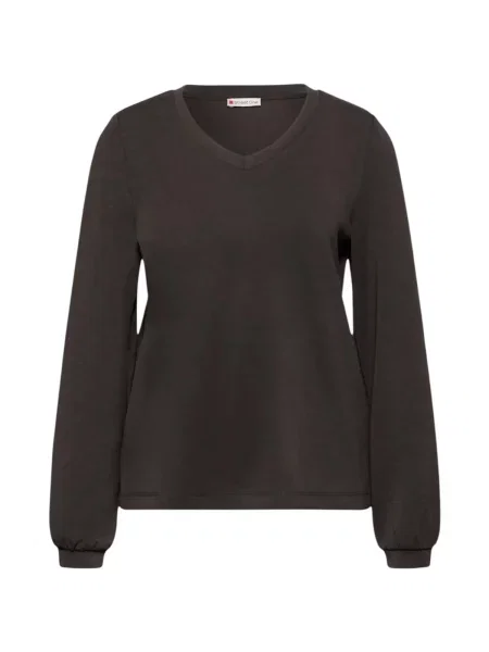 STREET ONE Sweater majica tamno smeđa