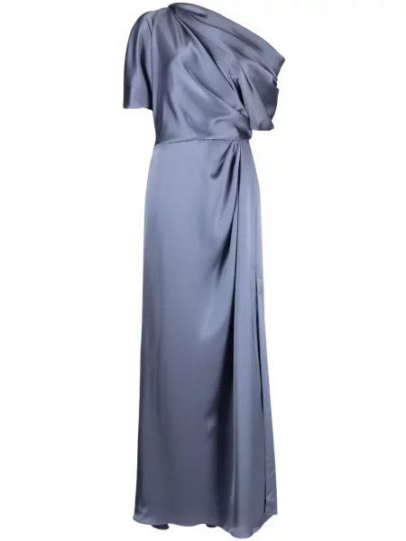 Rochie Amsale drapată albastru