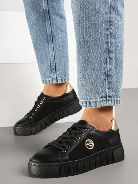 Sneakers Lavfedi cu argintiu negru