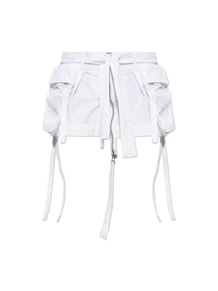 Szorty cargo Dsquared2 białe