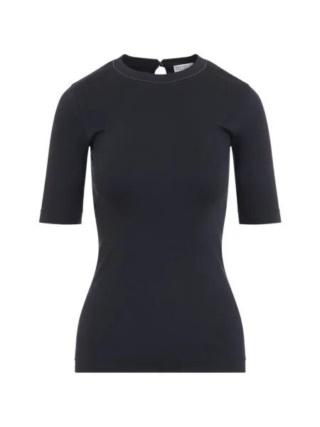 Scurt tricou Brunello Cucinelli albastru