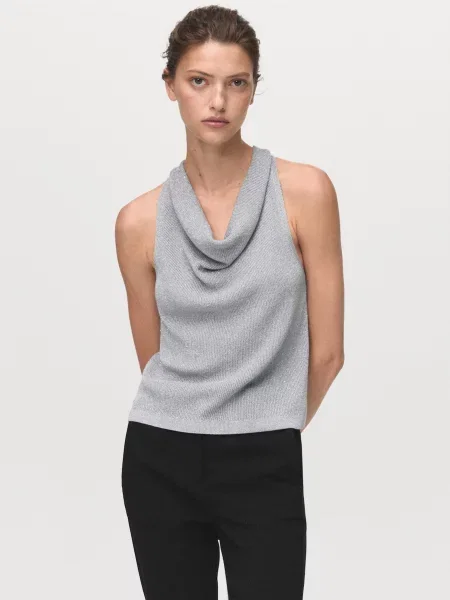 Майка MANGO срібний