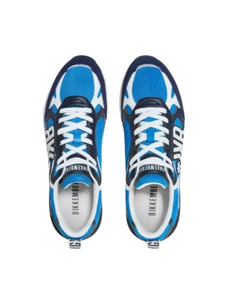 Sneakersy Bikkembergs skórzane niebieskie