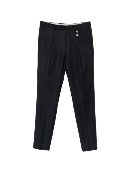 Pantaloni Manuel Ritz de lână albastru