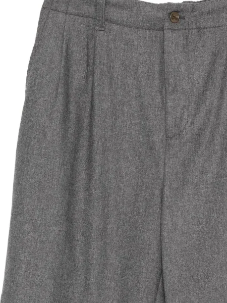 Pantaloni Myths plisate gri