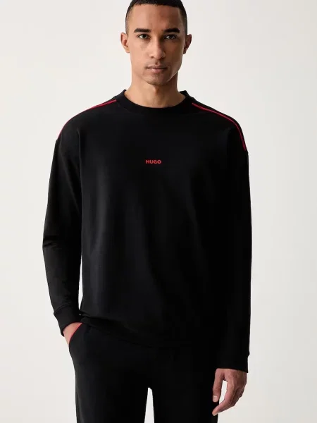 HUGO hanorac de loungewear pentru bărbați cu NOAH SWEATSHIRT negru