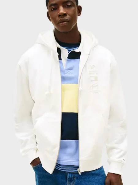 Толстовка Tommy Jeans біла