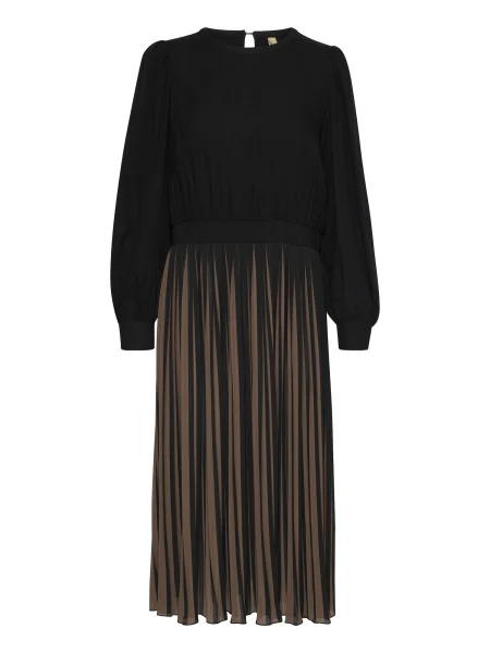 CULTURE Rochie Carly maro negru