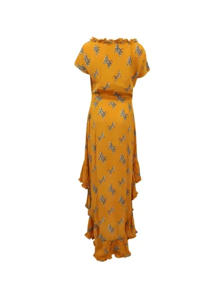 Rochie midi Baum Und Pferdgarten galben