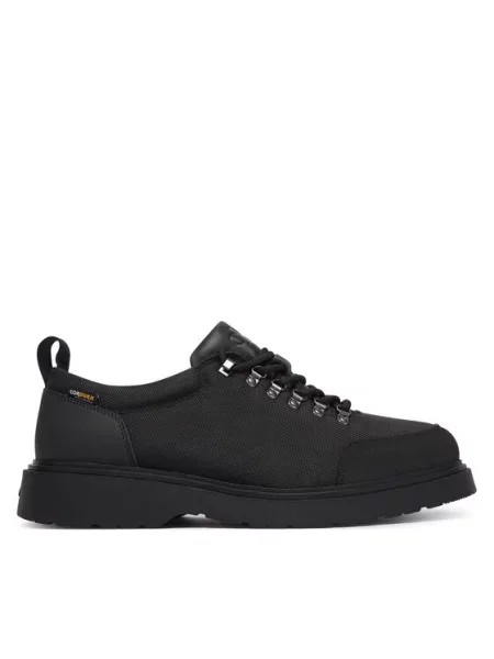Calvin Klein Pantofi Combat Hiking Shoe Mix Mat Wl negru