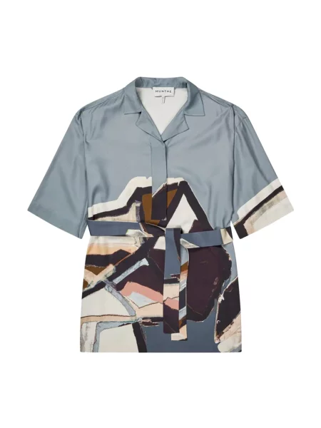 Wielobarwność sukienka koszulowa Munthe