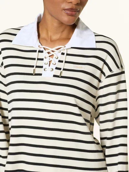 Claudie Pierlot Koszulka Z Długim Rękawem weiss czarny