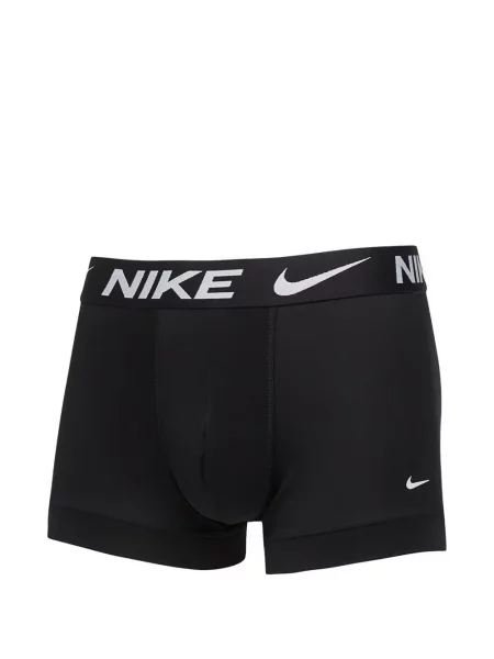 Kötött levágott póló Nike nyomtatás fekete